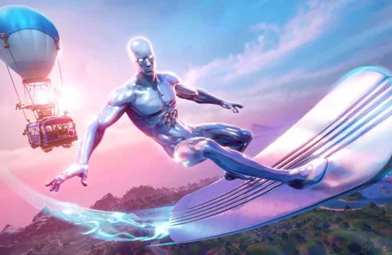 Fortnite Broken Silver Surfer