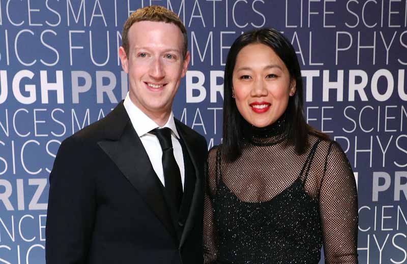 Mark Zuckerberg and Priscilla Chan