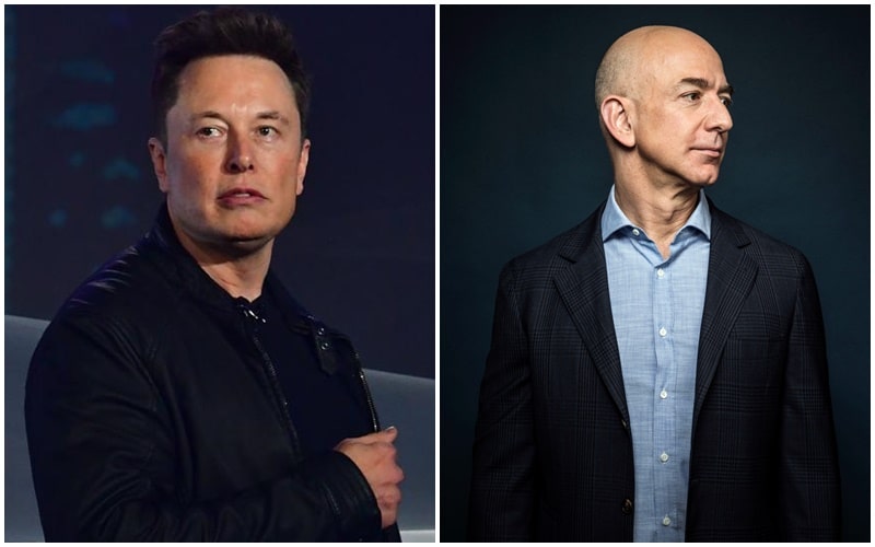 Elon Musk Jeff Bezos