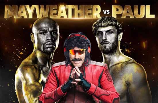 Dr Disrespect Logan Paul Floyd Mayweather