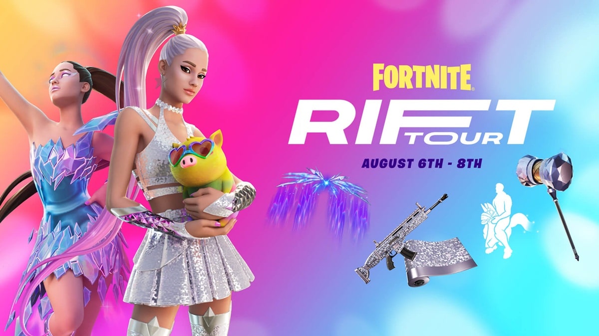 Ariana Grande Fortnite Rift Tour