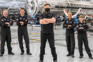 SpaceX CEO Elon Musk With Inspiration4