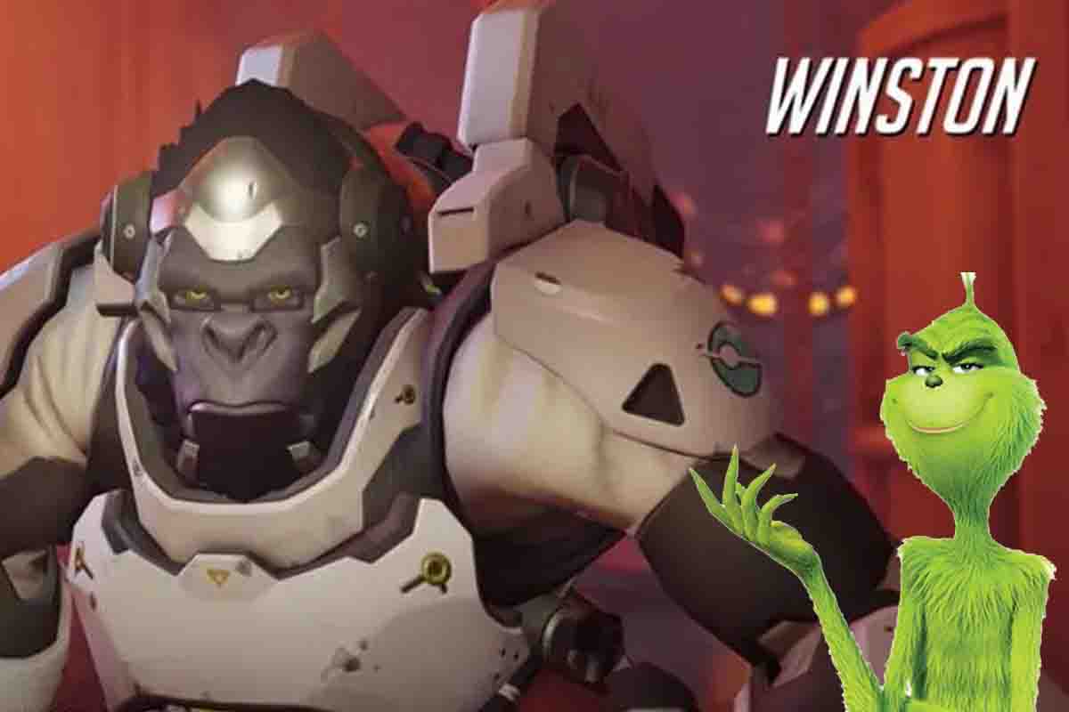 Oveewatch Grinch Winston skin