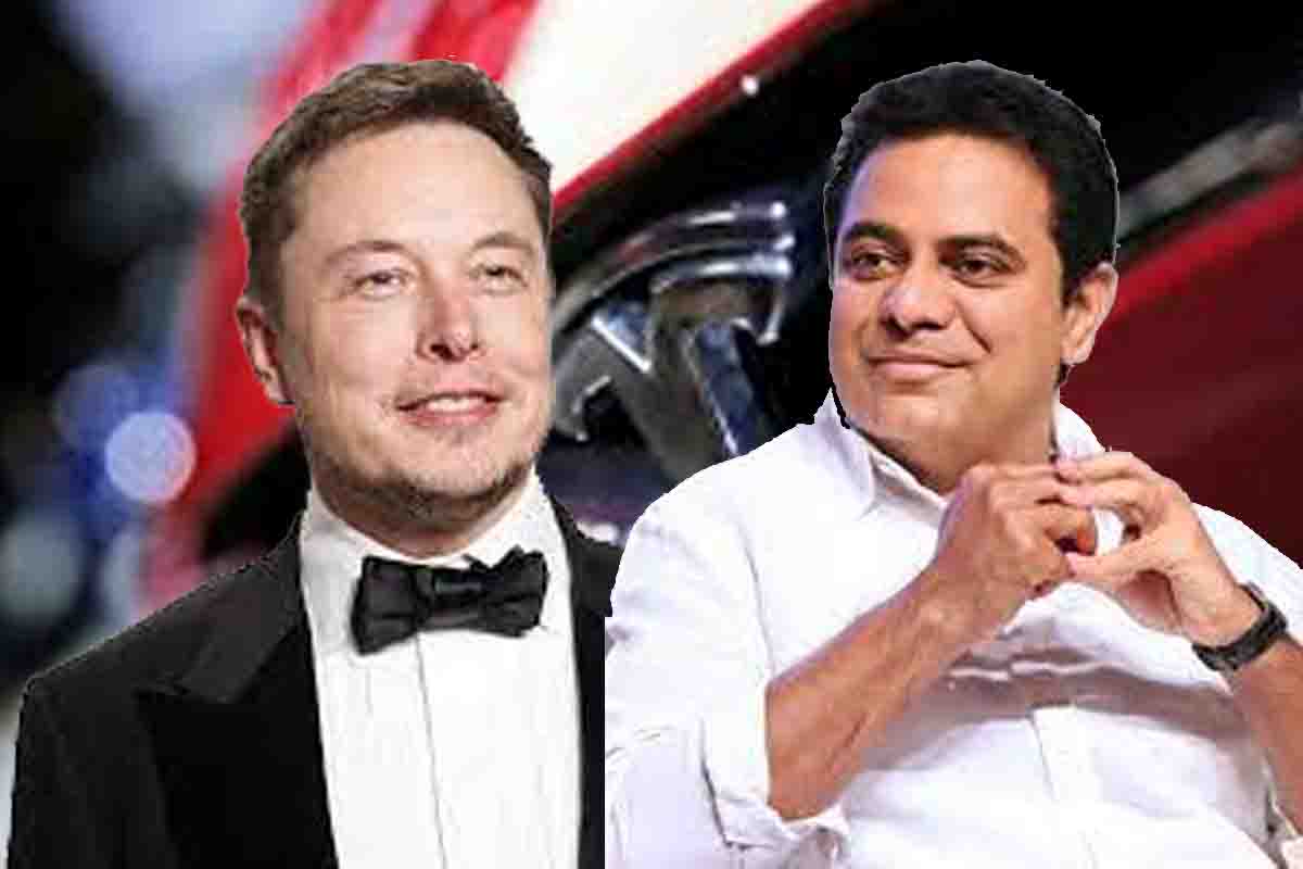 Elon Musk KT Rama Rao Tesla India