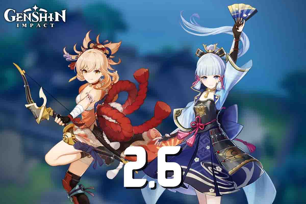 genshin impact 2.6 Ayaka and Venti