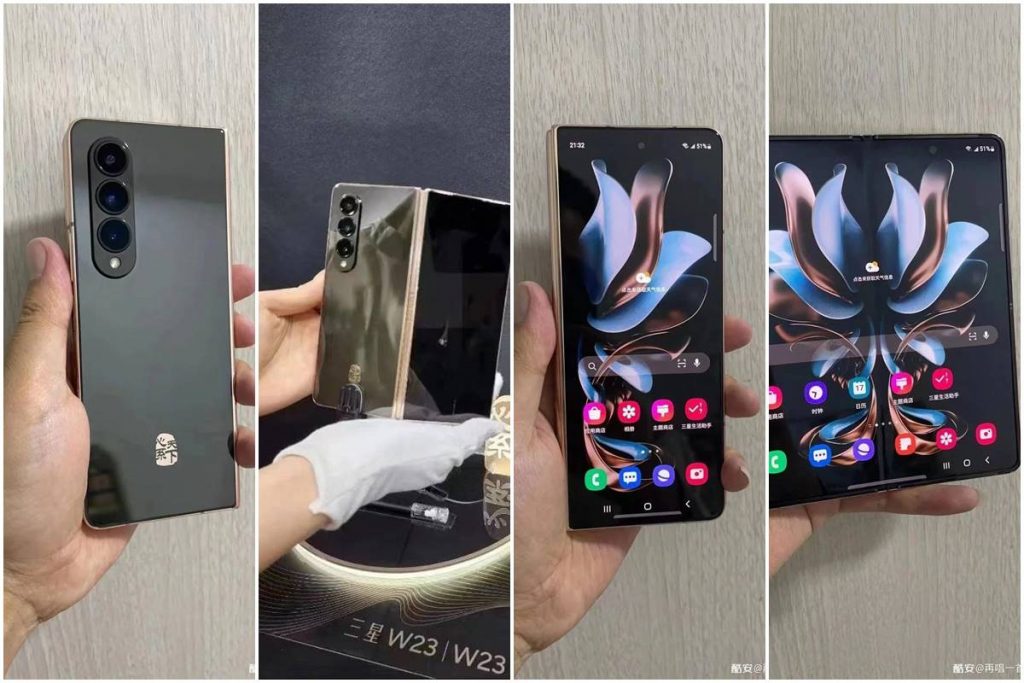 Samsung W23 foldable live images